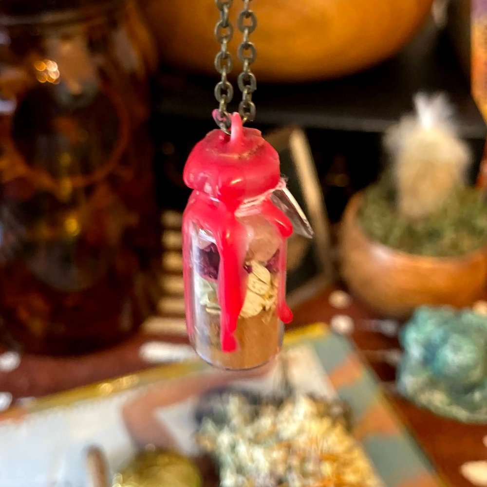 Self-Love Spell Jar Necklace